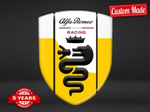 Alfa Romeo Emblemas Silicona Auto Profesional Personalizable